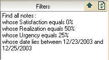 english description of current filter