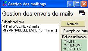 Envoi de Mails